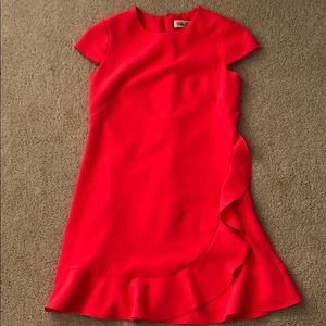 Neon pink elegant Eliza J dress